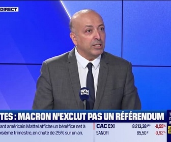 Replay Les Experts : Retraites, Macron n'exclut pas un référendum - 22/10