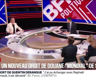 Replay BFM Politique - Convocation de l'ambassadeur américain: Il serait temps de comprendre que les États-Unis poursuivent leur propre intérêt, déclare Mathilde Panot