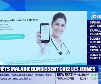 Replay Good Morning Business - Les arrêts maladie bondissent chez les jeunes