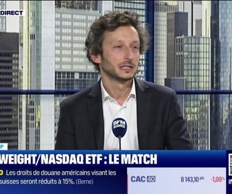 Replay BFM Bourse - Culture ETF : Equal Weight vs Nasdaq ETF, le match, par Julie Cohen-Heurton - 14/11