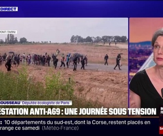 Replay 20H BFM - A69: C'est devenu un symbole par l'entêtement des pouvoirs publics locaux, estime Sandrine Rousseau