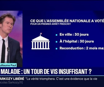 Replay 20H BFM - LE CHOIX DE GUILLAUME PAUL - Arrêts maladie: un tour de vis insuffisant ?
