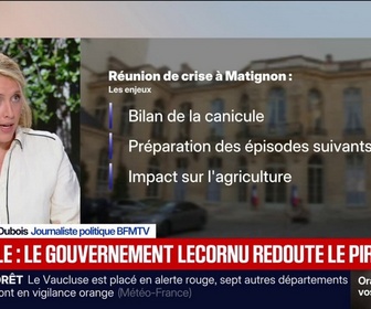 Replay BFM Première - Sébastien Lecornu convoque une nouvelle réunion de crise en prévision d'un nouvel épisode caniculaire