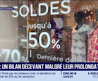 Replay Good Morning Business - Soldes : un bilan décevant malgré leur prolongation