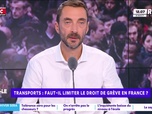 Replay Estelle Midi - Transports. Faut-il restreindre le droit de grève en France ?