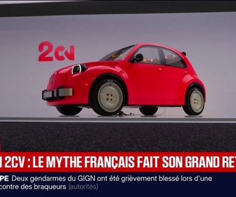 Replay BFM Première - Citroën ressuscite au Mondial de l'Auto la mythique 2CV en version 100% électrique