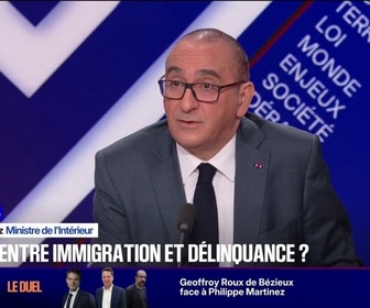 Replay BFM Politique - Laurent Nuñez refuse de faire le lien entre immigration et délinquance
