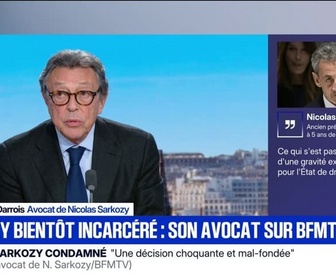 Replay Apolline de 9 à 10 - Condamnation de Nicolas Sarkozy: On va essayer de faire en sorte que sa détention soit la plus courte possible, assure Jean-Michel Darrois, avocat de l'ancien président