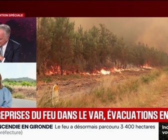 Replay Marschall Truchot - Édition spéciale : feu en Gironde, 3 400 hectares brûlés (préfecture) - 23/07