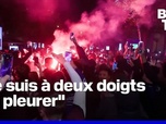 Replay ROBIN DE BFM - Je suis à deux doigts de pleurer: on a passé la soirée avec les supporters parisiens pendant le match PSG-Arsenal