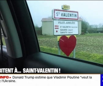 Replay 20H BFM - LE REPORTAGE DU 20H - À Saint-Valentin, dans l'Indre, le maire décerne des diplômes de l'amour aux couples