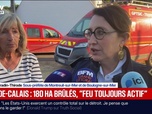 Replay BFM Première - Pas-de-Calais: le feu n'a pas évolué pendant la nuit et n'est pas fixé, annonce Isabelle Fradin-Thirode, sous-préfète