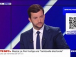 Replay BFM Politique - Jean-Philippe Tanguy estime que des personnes politiques comme monsieur Barnier, même s'il n'est pas le seul responsable, ont pris des décisions extrêmement graves