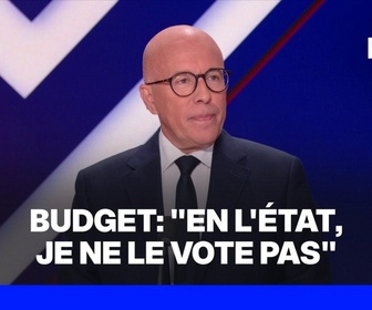 Replay BFM Politique - Budget: Éric Ciotti, président de l'UDR, est totalement opposé à l'indexation des pensions