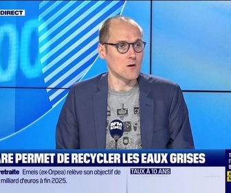 Replay Good Morning Business - La pépite d'Anthony : H2O Care permet de recycler les eaux grises, par Anthony Morel - 04/10