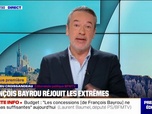 Replay Politique Première - ÉDITO - Submersion migratoire: François Bayrou braque le PS, mais réjouit le RN et LFI