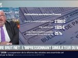 Replay BFM Première - BFM éco : Salaire brut/net, l'impressionnant simulateur du Medef - 25/11