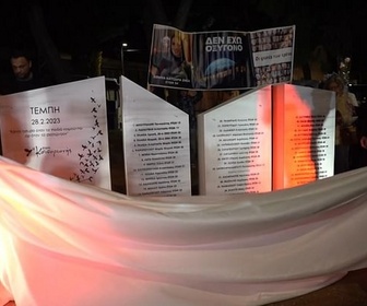 Replay ARTE Journal - Grèce : le combat des victimes trois ans après l'accident de train de Tempi