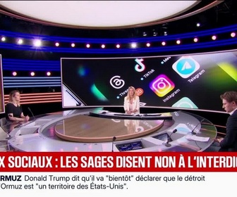 Replay BFM Grand Soir - Réseaux sociaux : les Sages disent non à l'interdiction – 14/08
