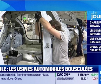 Replay Good Morning Business - La canicule freine les usines