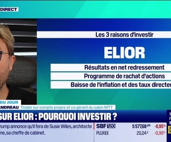 Replay Tout pour investir - La valeur du jour : Zoom sur Elior, pourquoi investir ? - 08/11