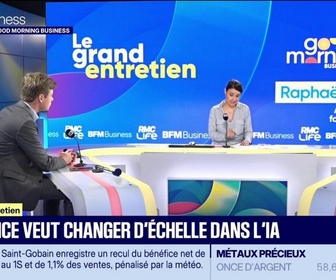 Replay Good Morning Business - IA : la France veut changer d'échelle