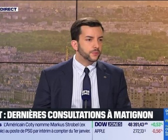 Replay Le 18/19 d'Hedwige Chevrillon - Jean-Philippe Tanguy (député RN) : Budget, dernières consultations à Matignon - 22/12