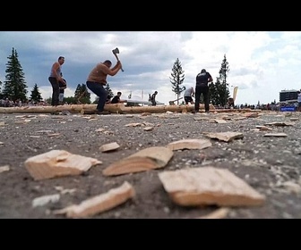 Replay À Chamrousse, 60 bûcherons défient le chrono lors du championnat de France