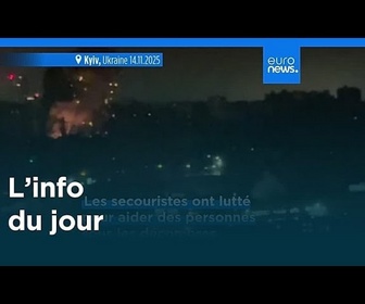 Replay L'info du jour | 14 novembre 2025 - Mi-journée