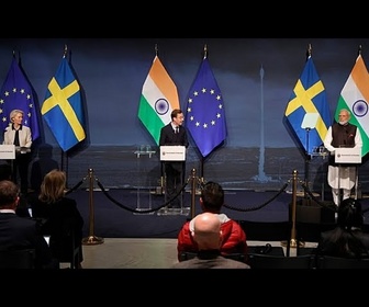 Replay Ursula von der Leyen salue une nouvelle ère UE-Inde lors de la visite de Narendra Modi en Suède