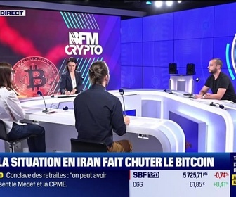 Replay BFM Crypto, le Club : La situation en Iran fait chuter le bitcoin - 23/06