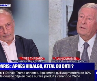 Replay Face à Duhamel: Yves Thréard - Après Hidalgo, Attal ou Dati ? - 26/11