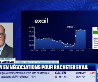 Replay BFM Bourse - Exail encore en hausse en vue d'un rapprochement avec Safran - 29/06