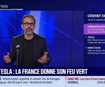 Replay Tech & Co, la quotidienne - FSD de Tesla : la France donne feu vert - 03/09
