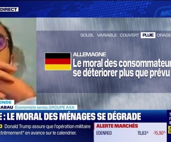 Replay BFM Bourse - L'éco du monde : Europe : le moral des ménages se dégrade - 26/03