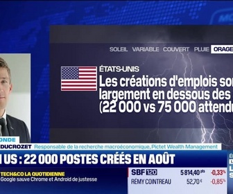 Replay BFM Bourse - L'éco du monde : Rapport sur l'emploi US, quel impact pour la FED ? - 05/09