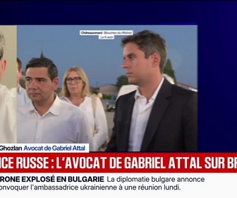 Replay BFM Grand Soir - Ingérence russe : l'avocat de Gabriel Attal sur BFMTV - 08/08