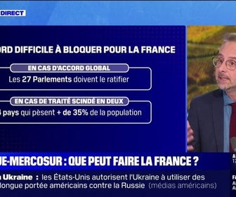 Replay La chronique éco - Accord UE-Mercosur: de quelle marge de manœuvre la France dispose t-elle?