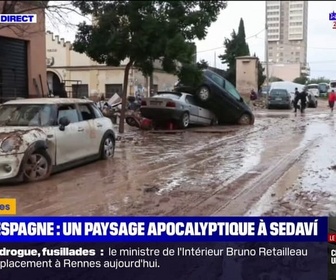 Replay 7 MINUTES POUR COMPRENDRE - Crues en Espagne: les recherches continuent pour retrouver les dizaines de personnes toujours disparues