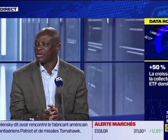 Replay BFM Bourse - La Data Room : 29 milliards $ = somme collectée chaque mois par le gouvernement américain grâce à l'application des tarifs douaniers - 17/10
