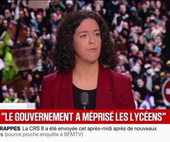 Replay BFM Grand Soir - Aubry : le gouvernement a méprisé les lycéens - 25/10