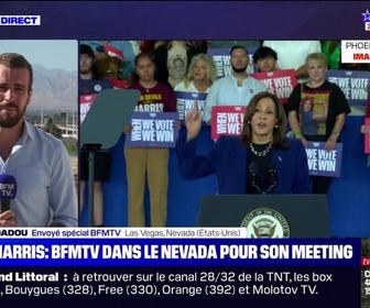 Replay Perrine jusqu'à minuit - Harris : BFMTV dans le Nevada pour son meeting - 31/10