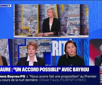 Replay Le Live BFM - Faure : Un accord possible avec Bayrou - 14/01