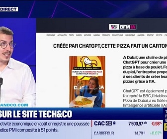 Replay Tech & Co, la quotidienne - À lire sur le site Tech&Co : Créée par ChatGPT, une recette de pizza à base de poulet fait un carton à Dubaï, par Sylvain Trinel - 04/09