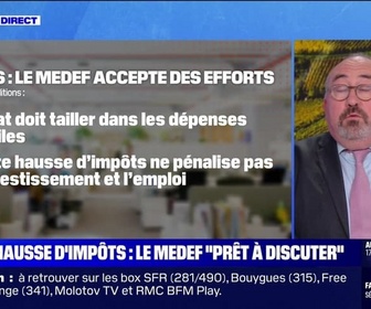 Replay Le Dej Info - Hausse d'impôts : le Medef prêt à discuter - 24/09