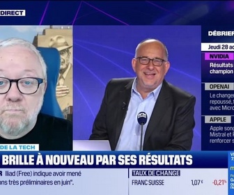 Replay Tech & Co, la quotidienne - Nvidia brille à nouveau par ses résultats - 28/08