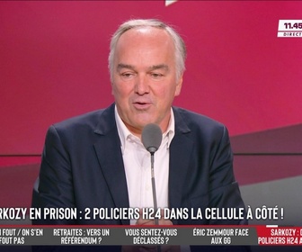 Replay Les Grandes Gueules - Incarcération de Sarkozy : deux policiers en permanence dans la cellule d'à côté. Les agents pénitentiaires désavoués ?