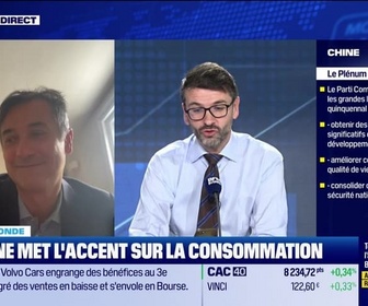 Replay BFM Bourse - L'éco du monde : La Chine a dévoilé ses priorités économiques des 5 prochaines années - 23/10