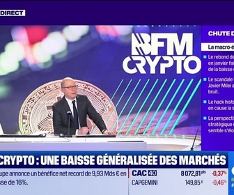 Replay BFM Crypto, les Pros : Cryptos, une baisse généralisée des marchés