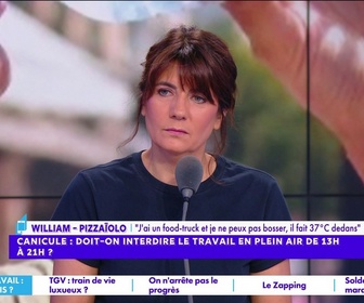 Replay Estelle Midi - Alerte canicule. Interdire le travail en plein air entre 13h et 21h : pour ou contre ?